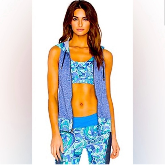 EUC Maaji Malibu Creek Hoodie Vest Cover Up Size Small - Picture 16 of 16